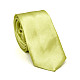 Галстук Gofin узкий светло-оливковый однотонный FGN-43