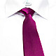 Галстук Gofin узкий винно-пурпурный однотонный FGN-44