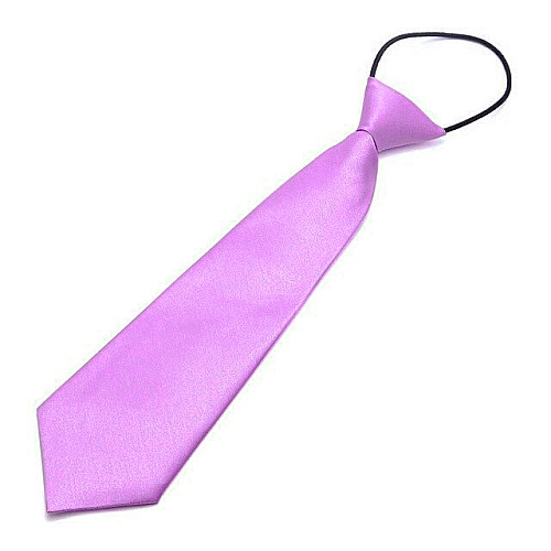 Дитяча бузкова краватка Gofin однотонна FGND-2214