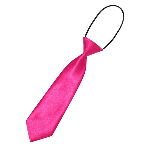 Детский галстук Gofin фуксия однотонный FGND-2221