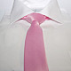 Рожева сатинова краватка Gofin вузька однотонна FGS-21004