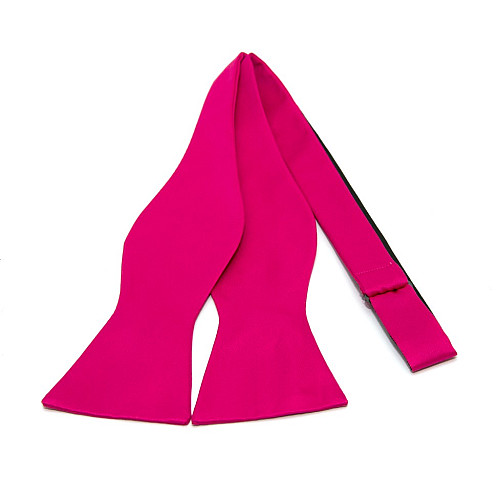 Галстук бабочка самовяз фуксия однотонная GB-33-19