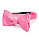 Галстук бабочка самовяз розовая однотонная GB-33-24