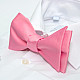 Галстук бабочка самовяз розовая однотонная GB-33-24