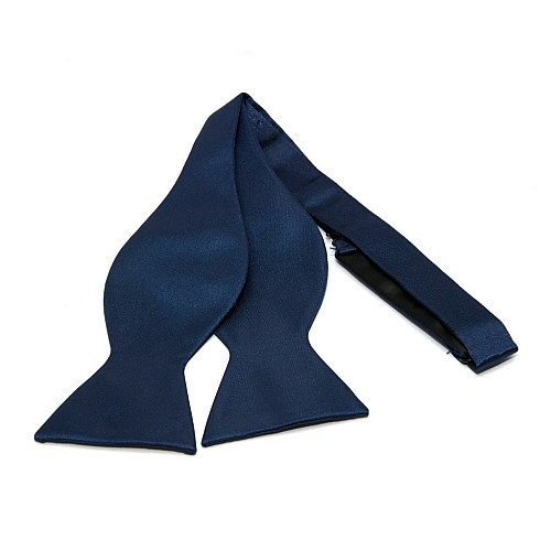 Краватка метелик самовяз темно-синій однотонний GB-33-26