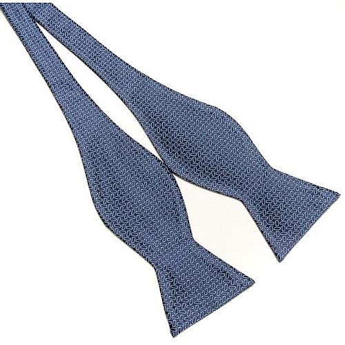 Галстук бабочка самовяз бирюзово-синяя GB-33-35