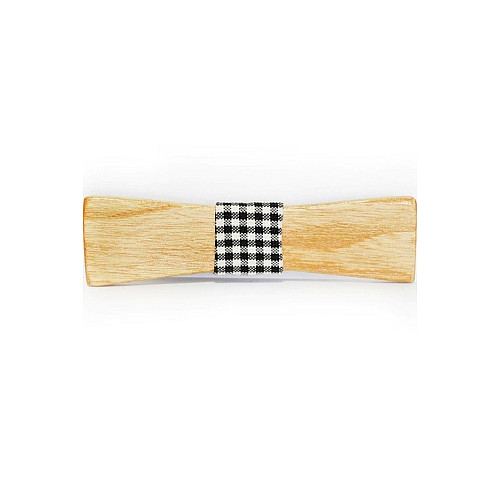 Деревянная галстук бабочка прямокутная GBD-334