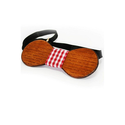 Деревянная галстук бабочка GBD-335