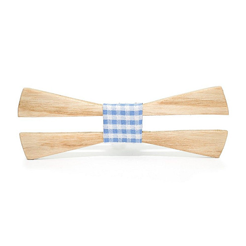 Деревяна краватка метелик з вирізом GBD-422