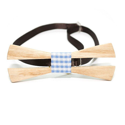 Деревяна краватка метелик з вирізом GBD-422