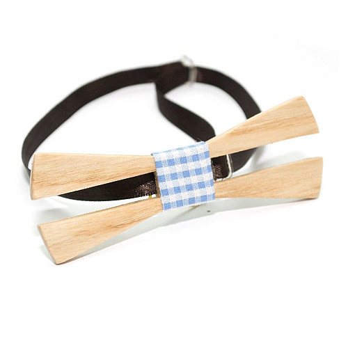 Деревяна краватка метелик з вирізом GBD-422