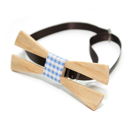 Деревяна краватка метелик з вирізом GBD-422