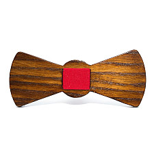 Деревянная бабочка классика темная GBD-430