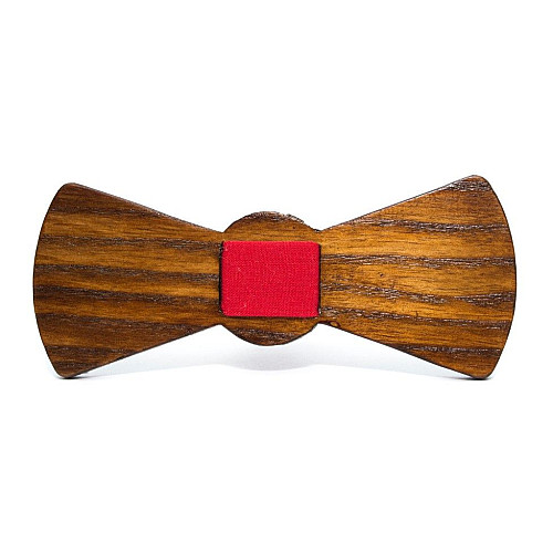 Деревянная бабочка классика темная GBD-430