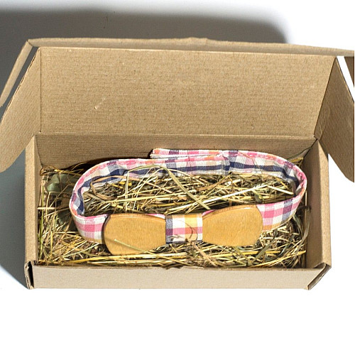 Дерев'яний краватка метелик Gofin дитячий класичний GBDH-8058