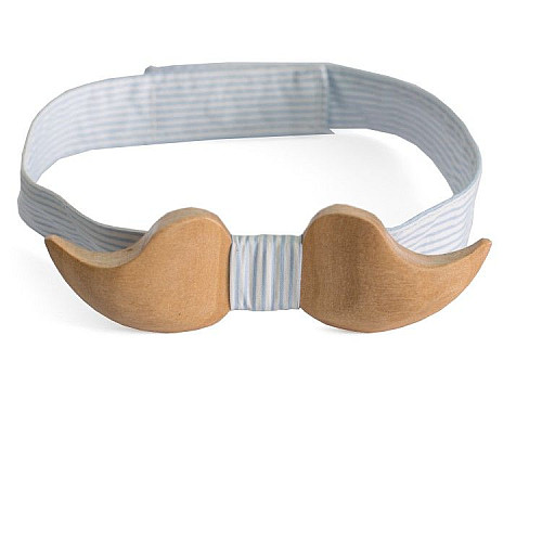 Дерев'яний краватка метелик Gofin об’ємний вуса світлі GBDH-8009