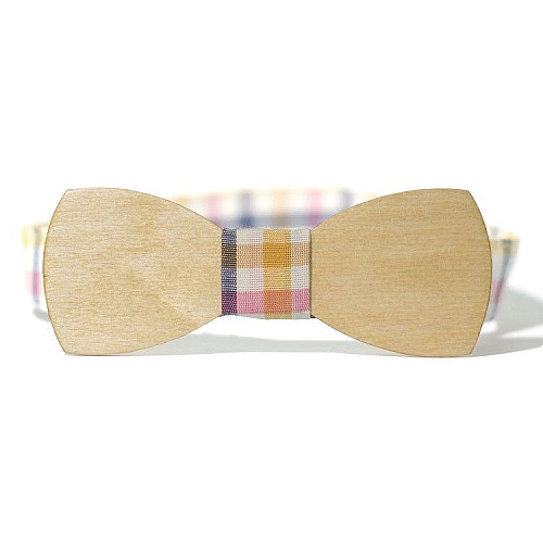 Деревянная галстук бабочка Gofin классической формы GBDH-8010