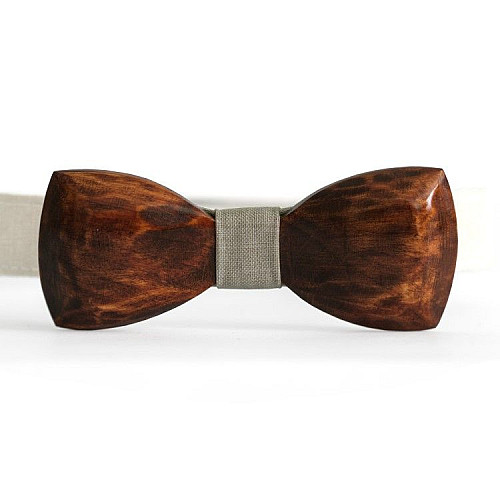 Деревянная галстук бабочка Gofin объемная GBDH-8313