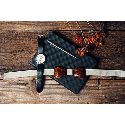 Деревянная галстук бабочка Gofin объемная GBDH-8313