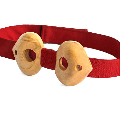 Деревянная объемная галстук бабочка Gofin купол с отворами GBDH-8019