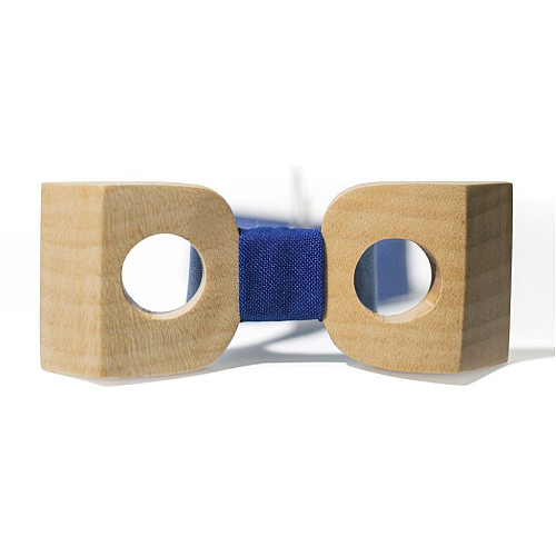 Деревянная галстук бабочка Gofin объемная с отворами GBDH-8036