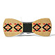 Деревянная галстук бабочка Gofin с узором вышивка GBDH-8039