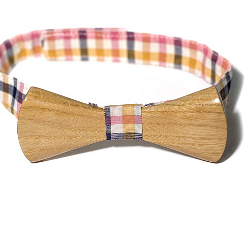 Деревянная галстук бабочка Gofin объемная GBDH-8044