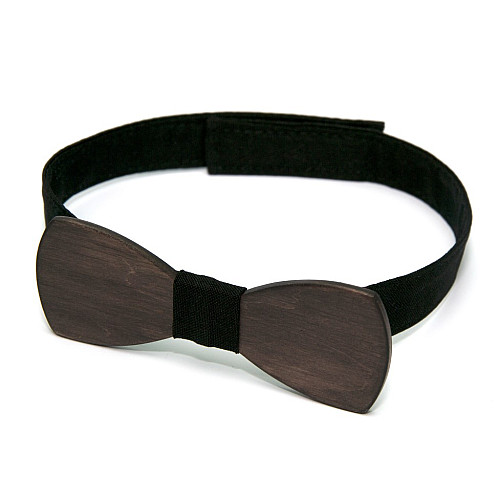 Дерев'яний краватка метелик Gofin матовий GBDH-8050