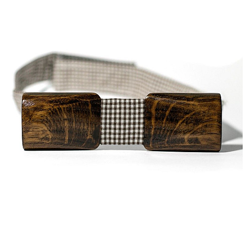 Деревянная бабочка Gofin прямоугольная GBDH-8051