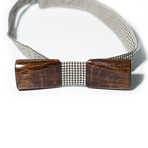 Деревянная бабочка Gofin прямоугольная GBDH-8051