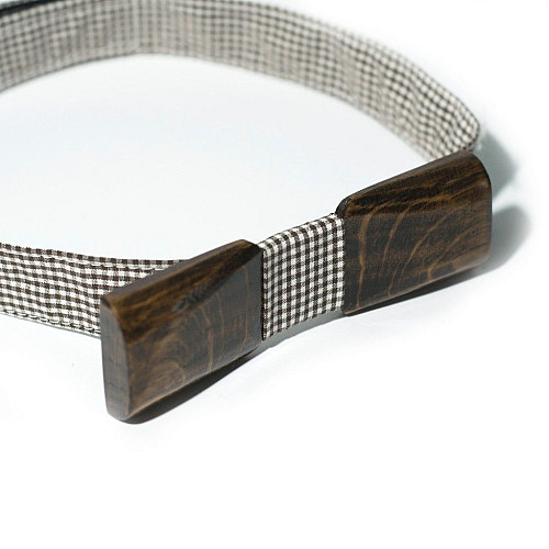 Деревянная бабочка Gofin прямоугольная GBDH-8051