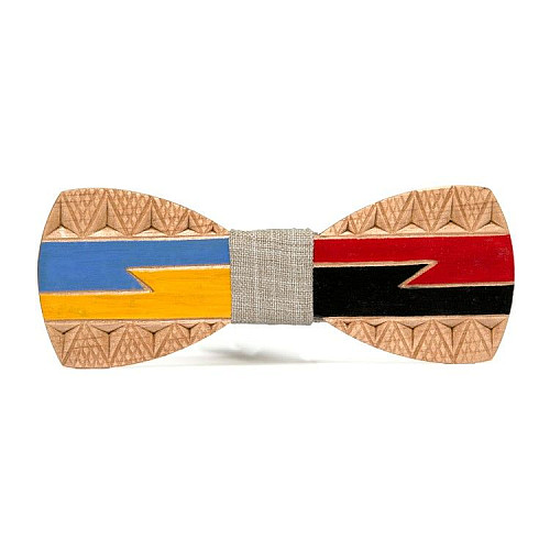 Деревянная галстук бабочка Gofin патриот GBDH-8065
