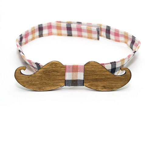 Дерев'яна краватка метелик Gofin Вуса GBDH-8079