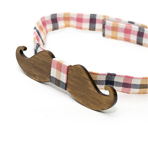 Дерев'яна краватка метелик Gofin Вуса GBDH-8079