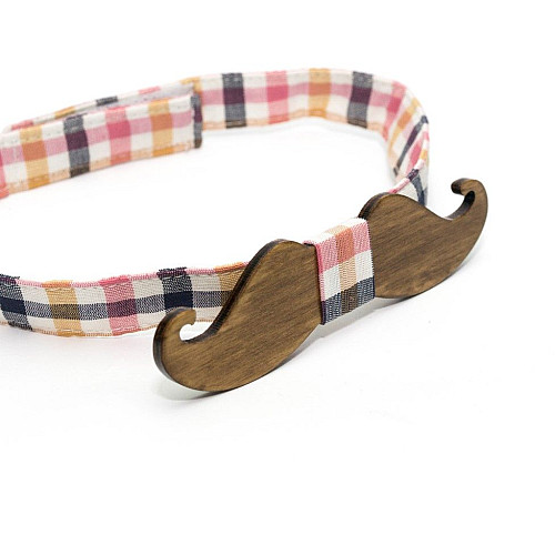 Дерев'яна краватка метелик Gofin Вуса GBDH-8079