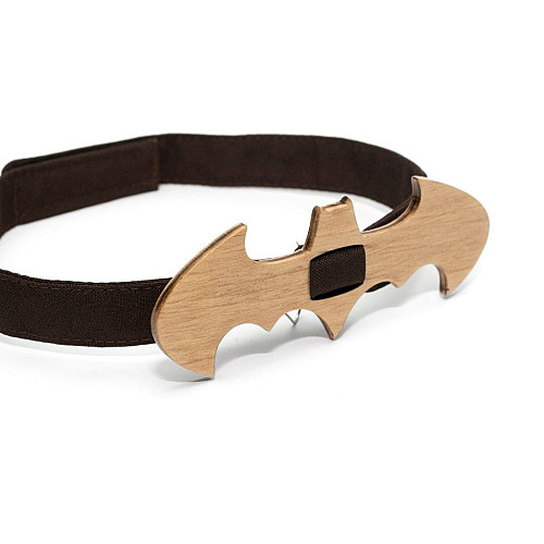 Дерев'яна краватка метелик Gofin Бетмен GBDH-8091