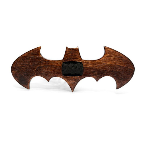 Деревянная бабочка Gofin Бэтмен темная GBDH-8098