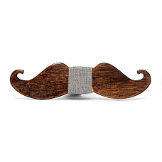 Дерев'яний метелик Gofin Вуса темний GBDH-8099