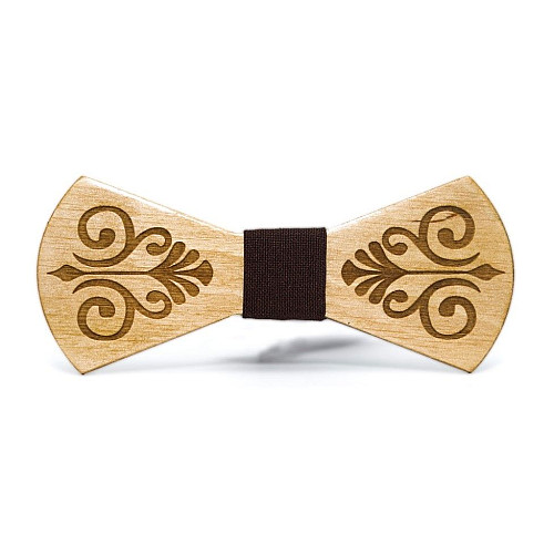 Деревянная бабочка Gofin  узором GBDH-8101