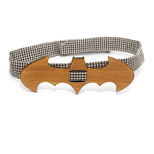 Дерев'яна краватка метелик Gofin в виді Бетмена GBDH-8114
