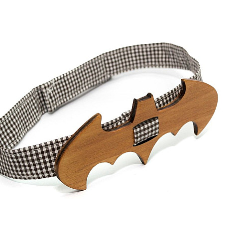 Дерев'яна краватка метелик Gofin в виді Бетмена GBDH-8114