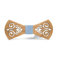 Дерев'яний метелик Gofin краватка  з вирізом візерунка GBDH-8116