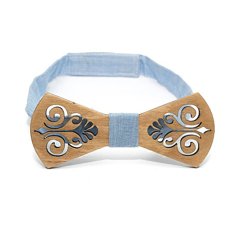 Дерев'яний метелик Gofin краватка  з вирізом візерунка GBDH-8116