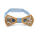 Дерев'яний метелик Gofin краватка  з вирізом візерунка GBDH-8116