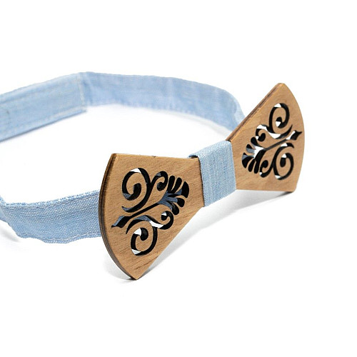 Дерев'яний метелик Gofin краватка  з вирізом візерунка GBDH-8116