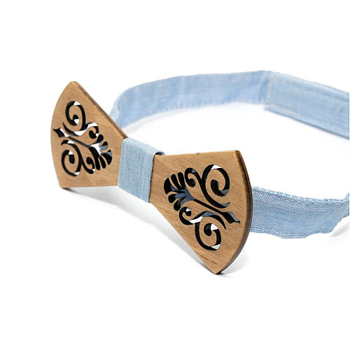 Дерев'яний метелик Gofin краватка  з вирізом візерунка GBDH-8116