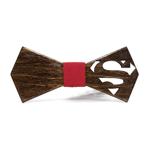 Темная деревянная бабочка Gofin Супермен GBDH-8119