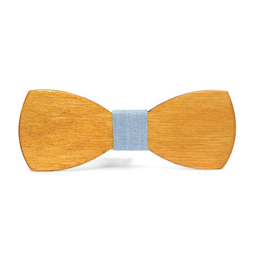 Дерев'яна краватка метелик Gofin з світлого дерева GBDH-8124