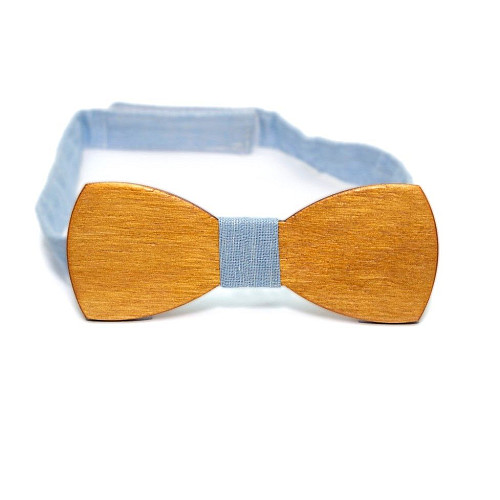 Дерев'яна краватка метелик Gofin з світлого дерева GBDH-8124