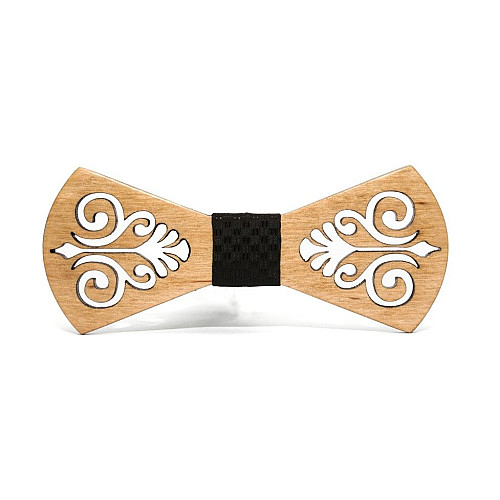 Деревянная бабочка Gofin с гравировкой GBDH-8126